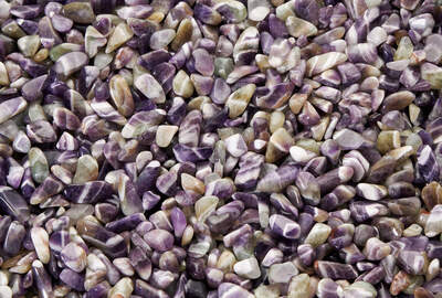 Ametyst duhový zebra Zambie