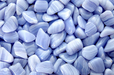 Chalcedon modrý Namibie AA