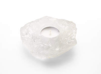 Křišťál čirý svícen